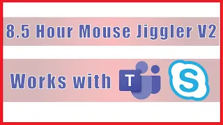 Mouse Jiggler 8.5 Hours - Full Work Shift - Keep Computer Awake - Version 2