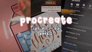 Procreate Tips & Hacks | TikTok Compilation [PART 2]