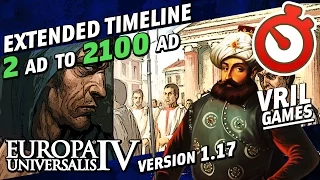 Europ Universalis 4 | Extended Timeline | 2000 Years | 2 AD to 2100 AD Timelapse