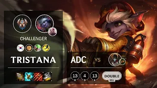 Tristana ADC vs Jhin - KR Challenger Patch 10.20