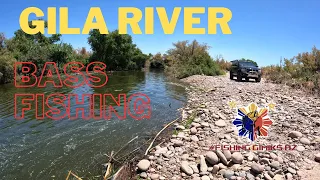 Fishing the Gila by Tres Rios Wetlands - after the flooding #fishing #bass
