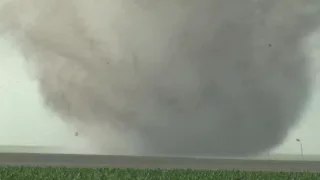 INCREDIBLE TORNADO VIDEO - Dodge City, KS - 5-24-16 by Val and Amy Castor