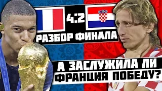 ФИНАЛ,  КОТОРЫЙ МЫ ЗАСЛУЖИЛИ! / ФРАНЦИЯ - ХОРВАТИЯ (4-2) / ФИНАЛ ЧЕМПИОНАТА МИРА 2018!