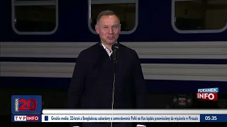 Prezydent Andrzej Duda po wizycie w Kijowie: To był dzień bardzo ważnych rozmów politycznych