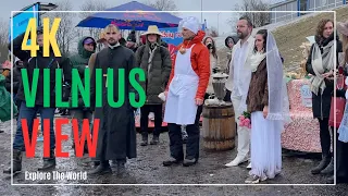 【4K】 Vilnius, Lithuania - Red Bull Jump & Freeze on Tauro Kalnas