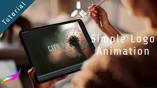 How to make animated logo in video “Simple Logo Animation” / Procreate Tutorial