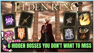 Elden Ring - 6 IMPORTANT Optional Bosses You Don't Want to Miss - Hidden Weapons & Armor Location!