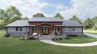 BARNDOMINIUM HOUSE PLAN 9401-00114 WITH INTERIOR