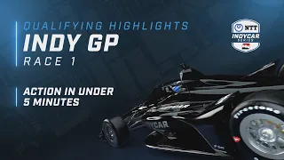 Qualifying Highlights // 2023 GMR Grand Prix at Indianapolis Motor Speedway Road Course | INDYCAR