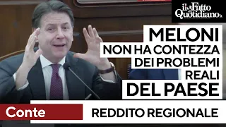 Conte e Fico a Napoli per presentare il Reddito regionale: "Meloni non ha contezza dei problemi"