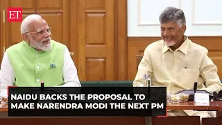 Chandrababu Naidu backs Narendra Modi as PM at NDA meet