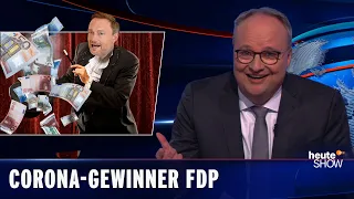Optimismus mit einem Schuss Größenwahn: Christian Lindner und die FDP | heute-show vom 21.05.2021