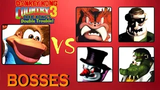 Donkey Kong Country 3: Dixie Kong's Double Trouble!: All Bosses (No Damage)