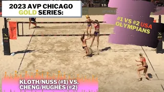 Kloth/Nuss (#1) vs. Cheng/Hughes (#2) - 2023 AVP Chicago Gold Series