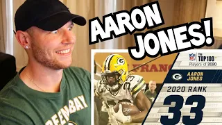 Rugby Player Reacts to AARON JONES (Green Bay Packers RB) #33 The NFL Top 100 Players of 2020!