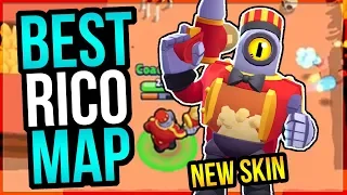 DOMINATING With New POPCORN RICO SKIN! Best Map for Rico!