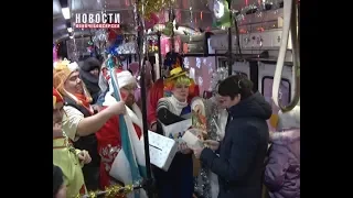 В Новочебоксарске курсировал праздничный троллейбус