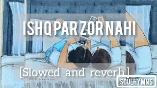 Ishq par zor nahi TITLE TRACK [slowed and reverb] ||chale na zor Ishq pe ||SoulHymns