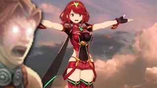 Pyra does a flip but...