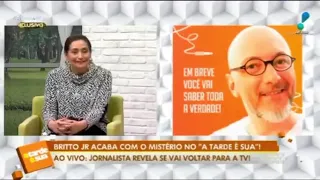 Brito Júnior BRIGA ao vivo no programa da Sônia Abrão