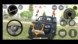 Dollar Song Sidhu Moosewala  Real India New Model Black Scorpio Offroad Village Driving Video 🚍🚘