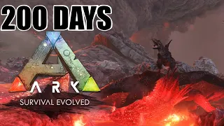 I Spent 200 Days In Ark Survival Evolved...Here's What Happened