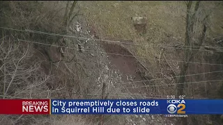 City Closes Squirrel Hill Roads Over Landslide Threat