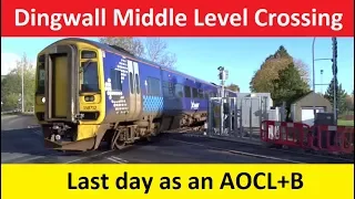 Dingwall Middle Level Crossing - Upgrade in progress