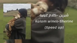 شيرين-كلام عينيه kalam-eineh(Speed up/lyrics)🍃