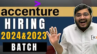 Accenture Hiring 2024 & 2023 Batch | Accenture Off Campus Drive 2024 & 2023 Batch | No 60% Criteria