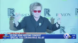 Elton John hosting concert special for coronavirus relief