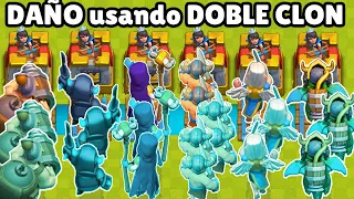 WHICH CARD MANAGES TO DO MORE DAMAGE using DOUBLE CLONE | CLASH ROYALE OLYMPICS