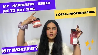 Loreal Inforcer Shampoo and conditioner review | Shampoo for breakage | Unsponsored