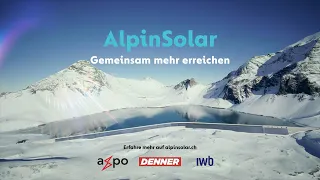 Die grösste alpine Solaranlage der Schweiz