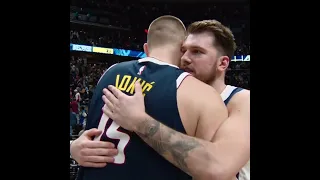 Luka Doncic and Nikola Jokic respect each other after their duel in Denver vs Dallas