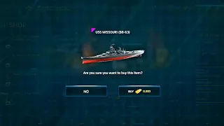 BUYING USS MISSOURI (BB-63) IN MODERN WARSHIPS