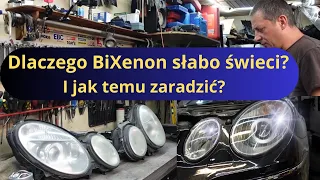 Dlaczego bixenon słabo świeci i jak temu zaradzić?