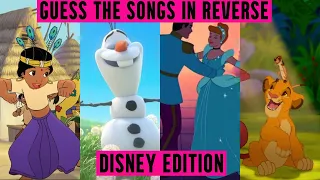 Can You Guess The Disney Songs In Reverse?