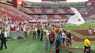 2021 University of Texas Longhorn Band plays their fight song "TEXAS FIGHT" at Arkansas.