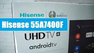 Телевизор Hisense 55A7400F - обзор и сравнение с TCL 55P715