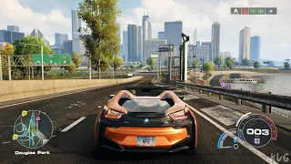 Need for Speed Unbound - BMW i8 Roadster 2018 - Open World Free Roam Gameplay (PC UHD) [4K60FPS]