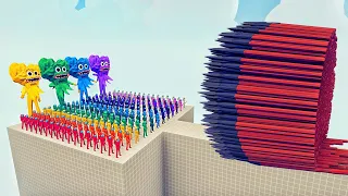 100x AMONG US IMPOSTER + 4x HUGGY WUGGY GIANT vs EVERY GOD - Totally Accurate Battle Simulator TABS