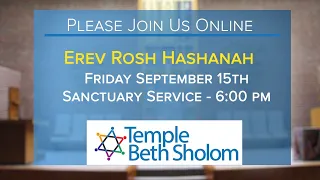 Erev Rosh Hashanah Friday, September 15, 2023