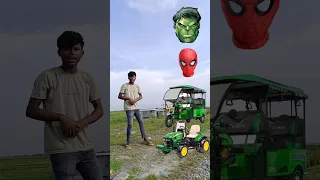 Magical head to Tractor,Toto,Jcb & scooter - funny vfx magic