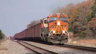 SB BNSF coke train w/ colorful lashup at Hoyte, TX