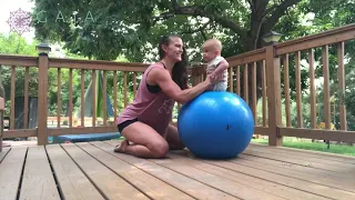 Stability Ball Exercises for Neurodevelopment of Baby