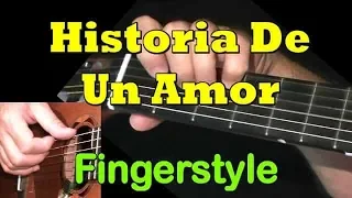 "HISTORIA DE UN AMOR" | Fingerstyle Guitar + TAB | GuitarNick.com