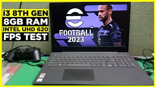 eFootball 2023 Game Tested on Low end pc|i3 8GB Ram & Intel UHD 620|Fps Test|