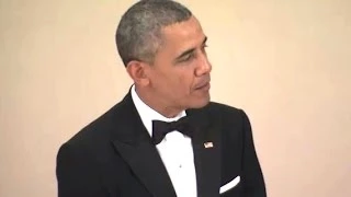 President Obama Offers a Toast at the Japanese State Dinner