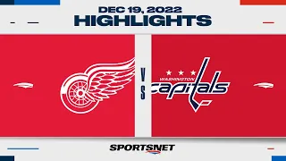 NHL Highlights | Red Wings vs. Capitals - December 19, 2022